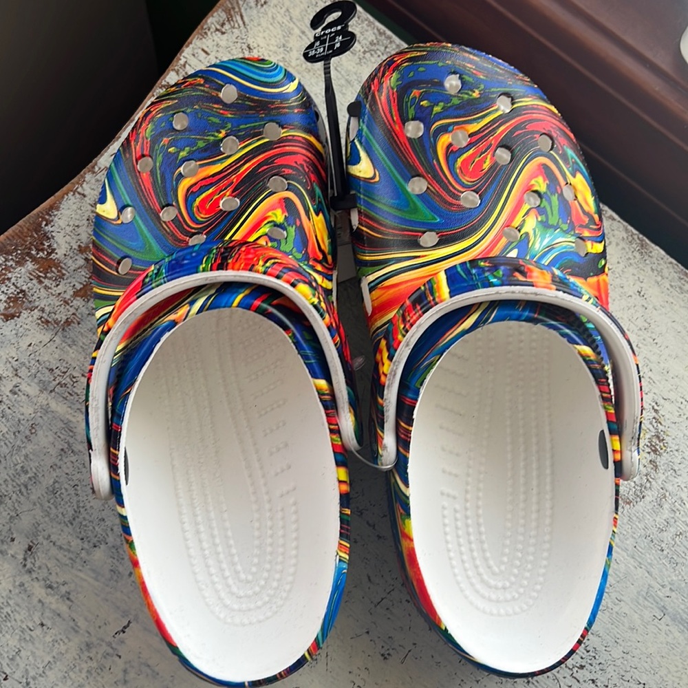 Colorful crocs